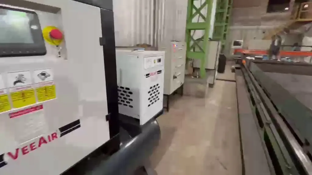 Air compressor and plasma power unit