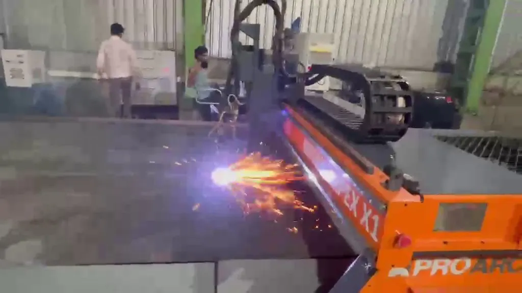 CNC plasma cutter with dual torch